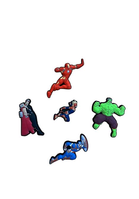 Jibbitz Charms CROCS | 4859 JIBAVENGERS HEROES 5PCK